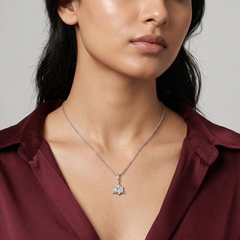 Marcelli Trillion Cut Solitaire Charm