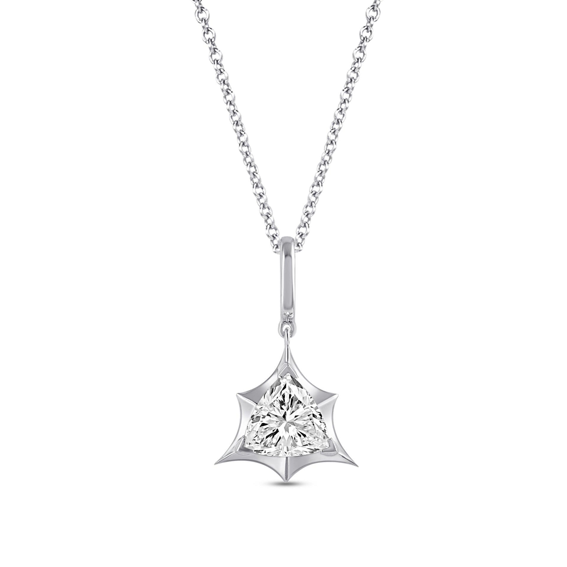 Marcelli Trillion Solitaire Pendant