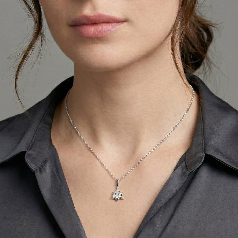 Marcelli Trillion Solitaire Pendant