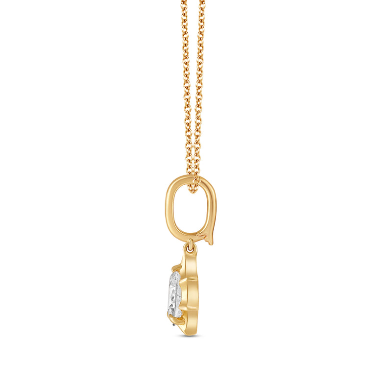 Marcelli Pear Solitaire Charm