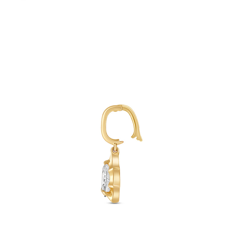 Marcelli Pear Solitaire Charm
