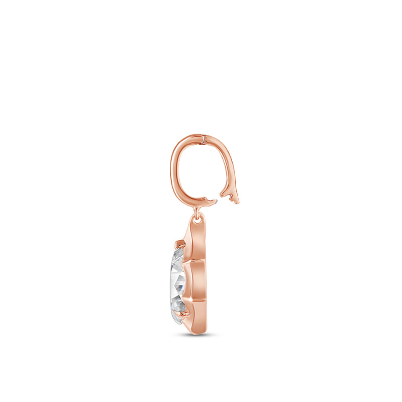 Marcelli Pear Solitaire Pendant