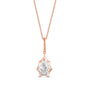 Marcelli Pear Lab Grown Diamond Solitaire Pendant