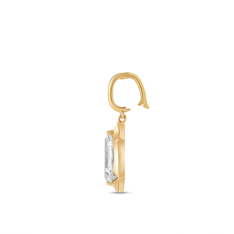 Marcelli Shield Solitaire Pendant