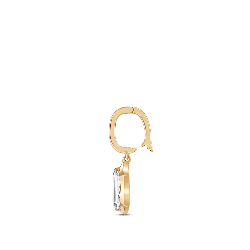 Marcelli Sheild Cut Solitaire Charm