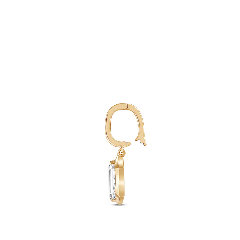 Marcelli Sheild Cut Solitaire Charm