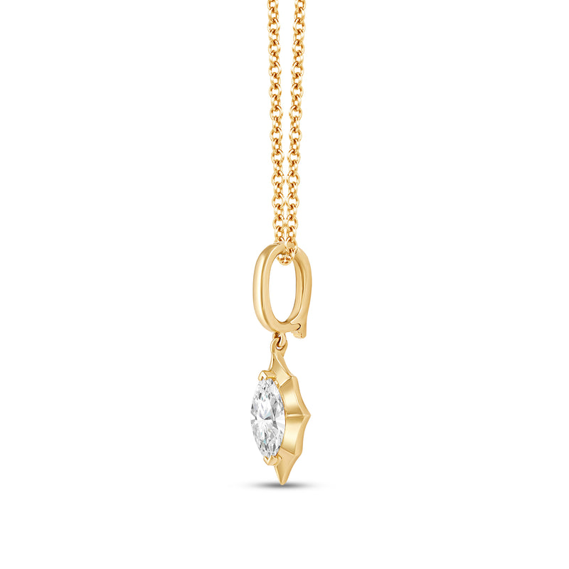 Marcelli Marquise Solitaire Charm