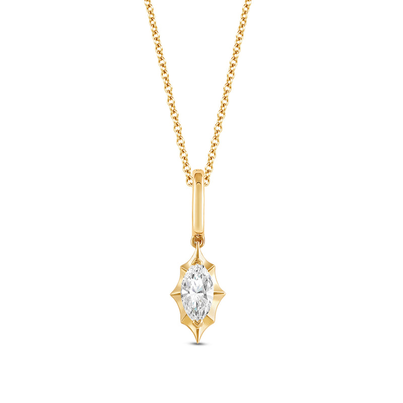 Marcelli Marquise Solitaire Charm