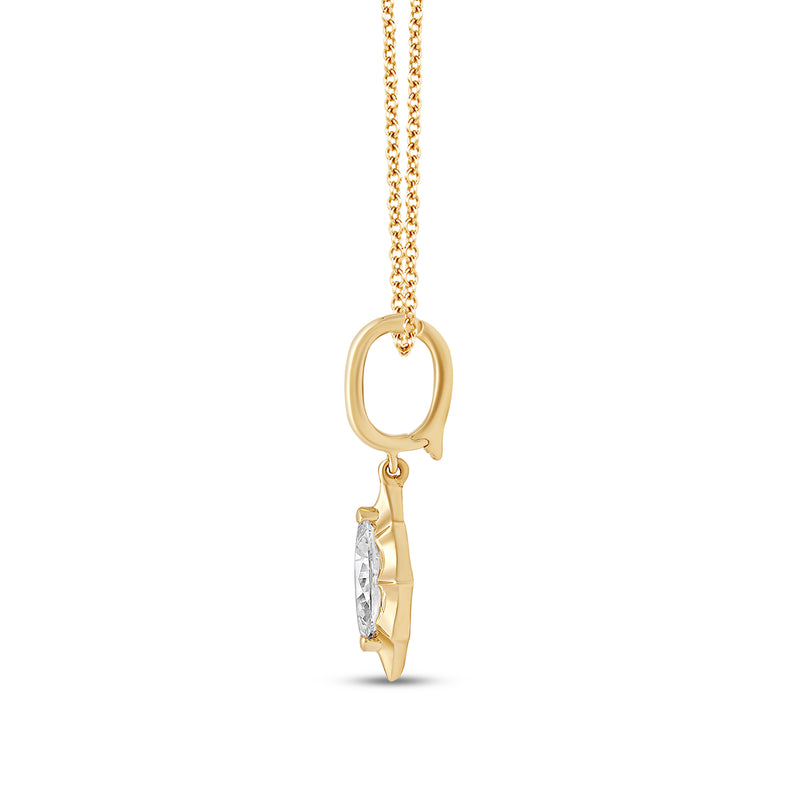 Marcelli Marquise Solitaire Pendant