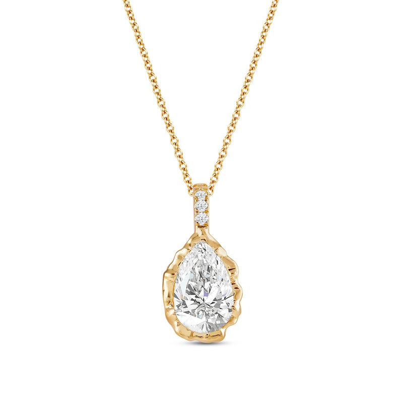 Icona Pear Solitaire Charm