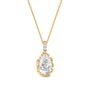 Icona Pear Lab Grown Diamond Solitaire Pendant