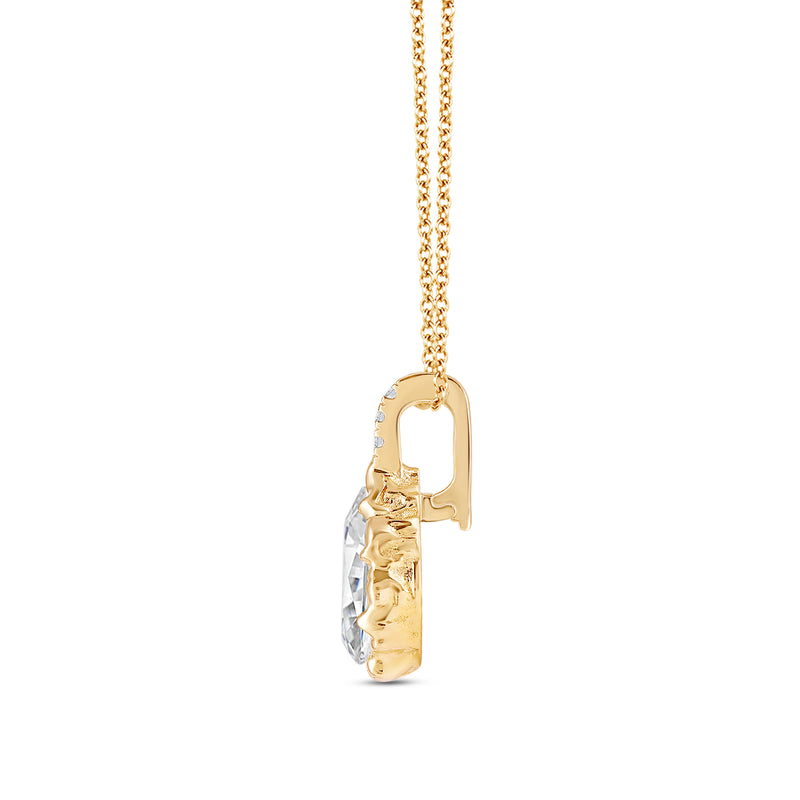 Icona Pear Solitaire Charm