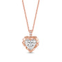 Icona Heart Lab Grown Diamond Solitaire Pendant