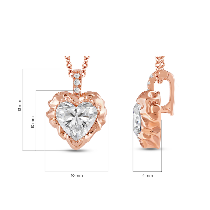 Icona Heart Solitaire Charm