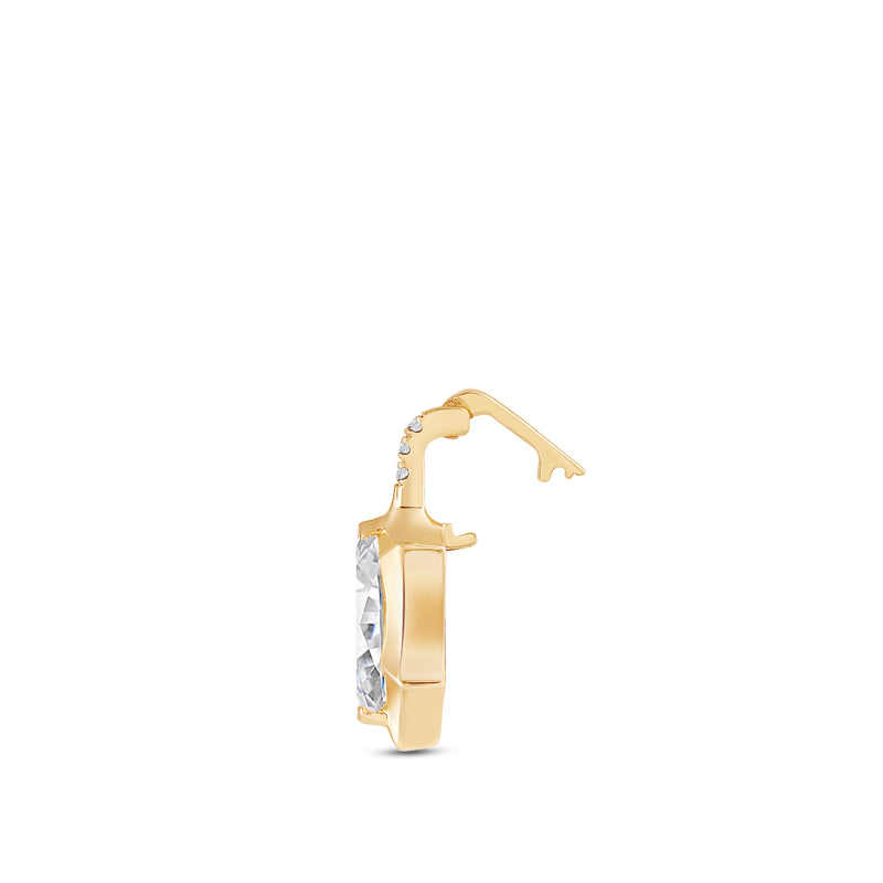Icona Shield Cut Solitaire Charm