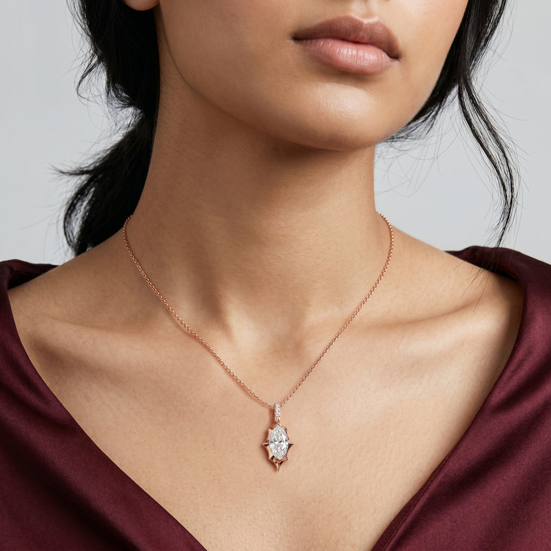 Icona Marquise Solitaire Charm