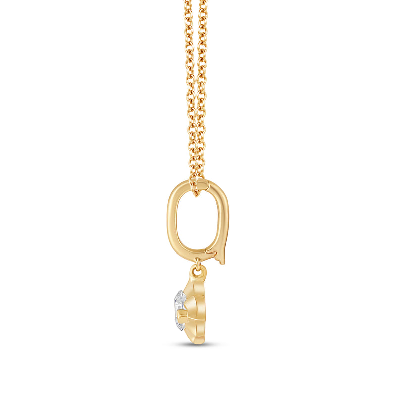 Marcelli East-West Marquise Solitaire Charm
