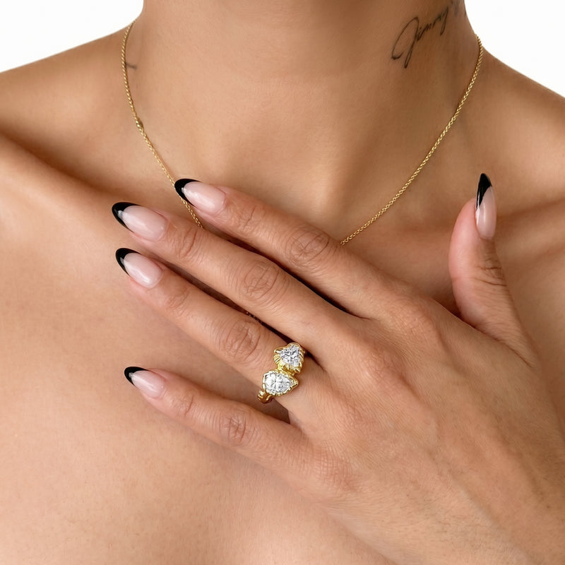 Duetto Two Stone Ring