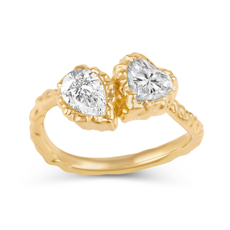 Duetto Two Stone Ring