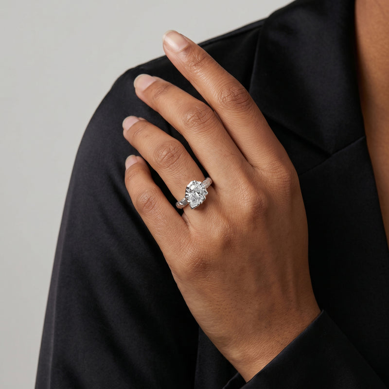 Vetria Solitaire Ring