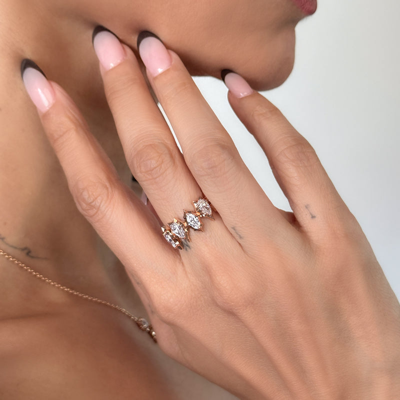 Arissa Half Eternity Ring