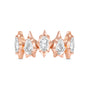 Arissa Half Lab Grown Diamond Stackable Ring