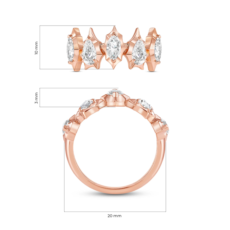 Arissa Half Eternity Ring