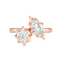 Mavelle Two Stone Lab Grown Diamond Fashion Ring