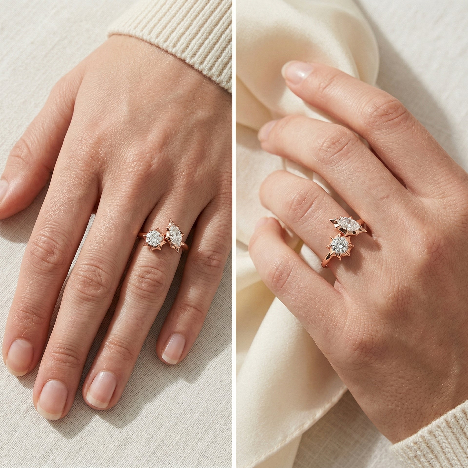 Mavelle Two Stone Ring