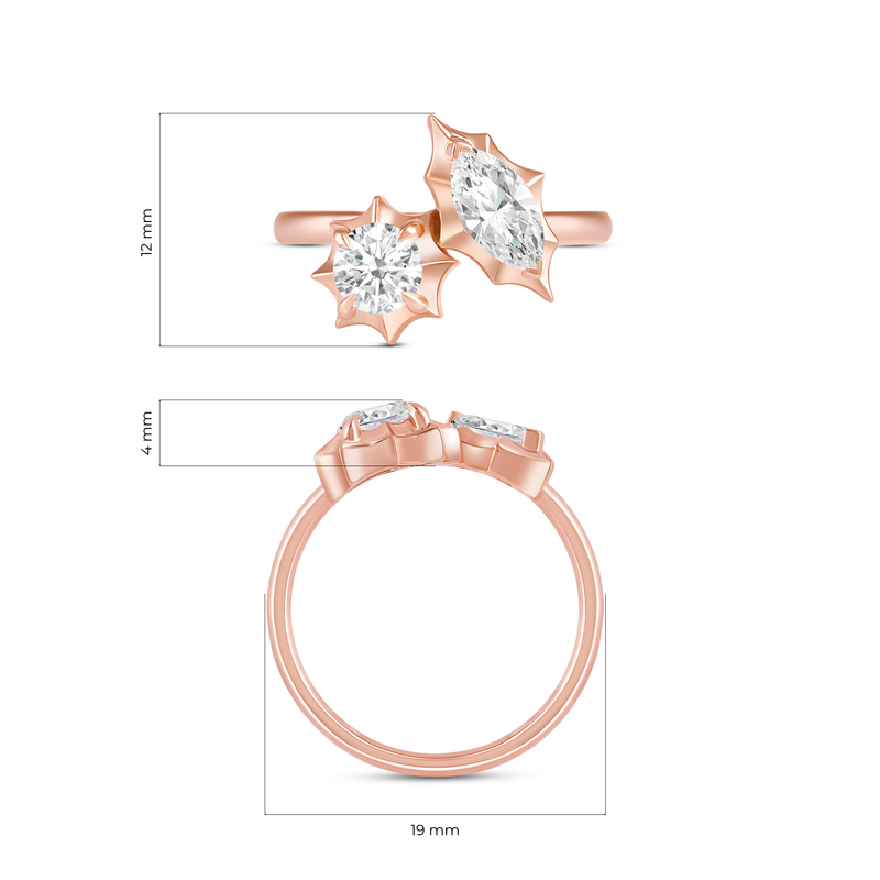 Mavelle Two Stone Ring