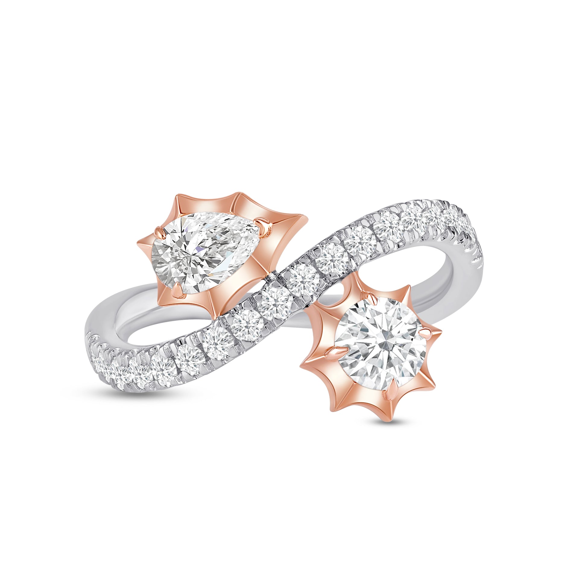 Norell Two Stone Ring
