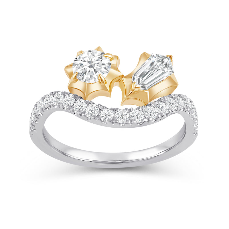 Duara Two Stone Ring