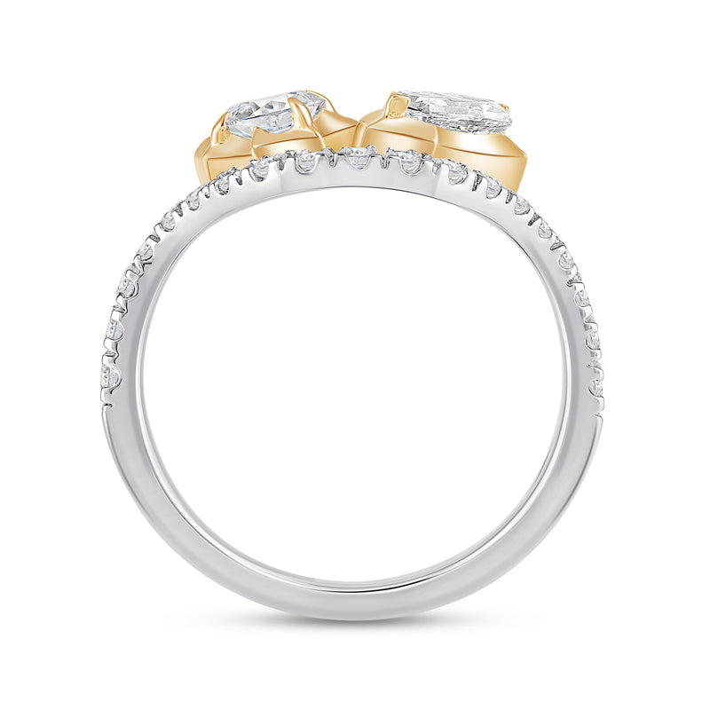 Duara Two Stone Ring