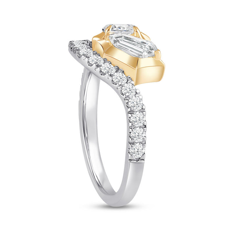 Duara Two Stone Ring