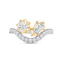 Duara Two Stone Lab Grown Diamond Fashion Ring