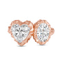 Alinae Two Stone Lab Grown Diamond Heart Ring