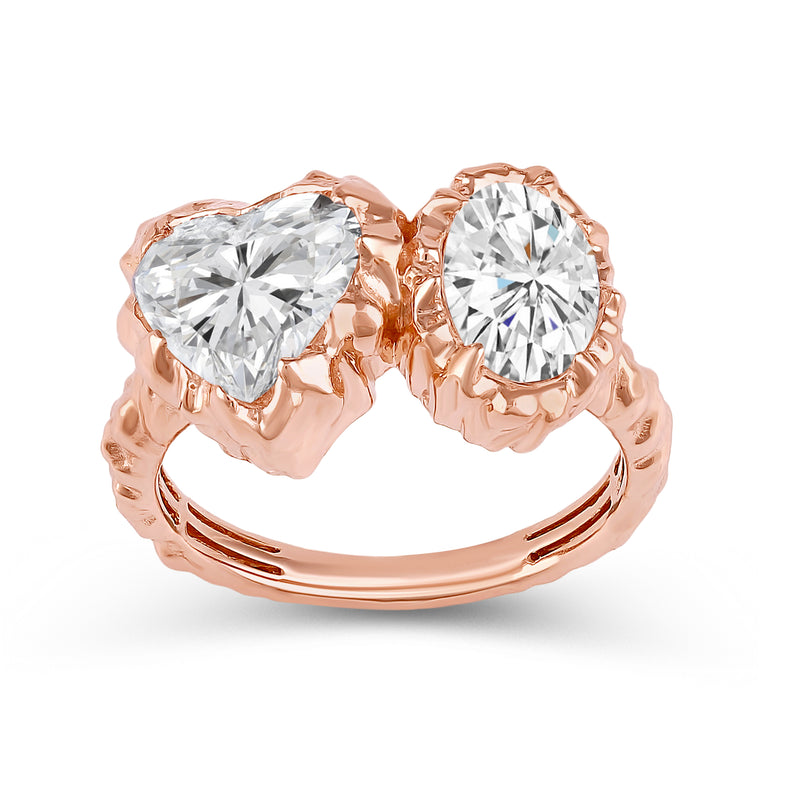 Alinae Two Stone Ring