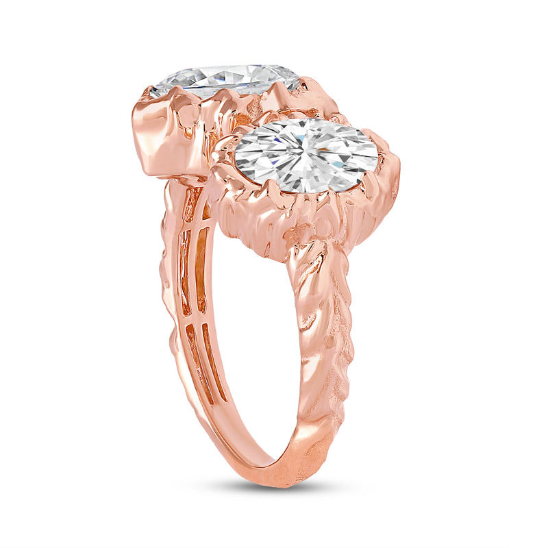 Alinae Two Stone Ring