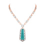Cadre Emerald & Diamond Luxe Necklace