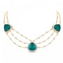 Verdessa Emerald & Diamond Fashion Necklace