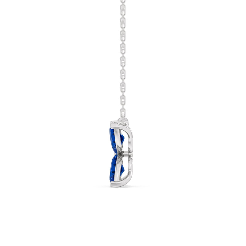 Sapphire Wildflower Necklace