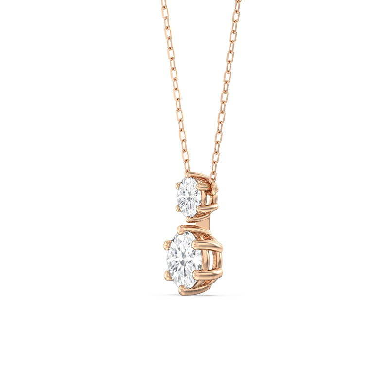 Diamond Duo Necklace