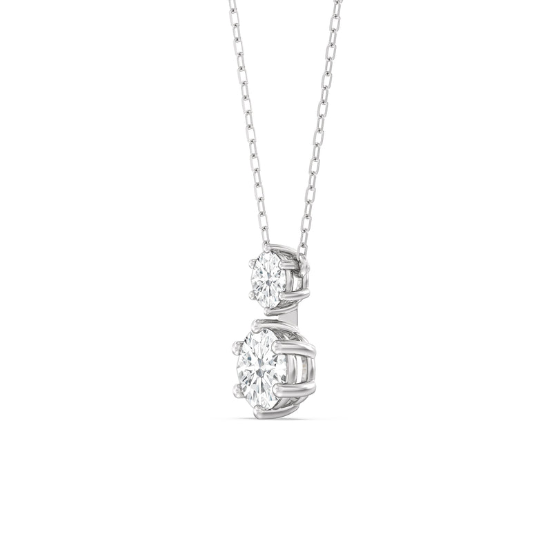 Diamond Duo Necklace