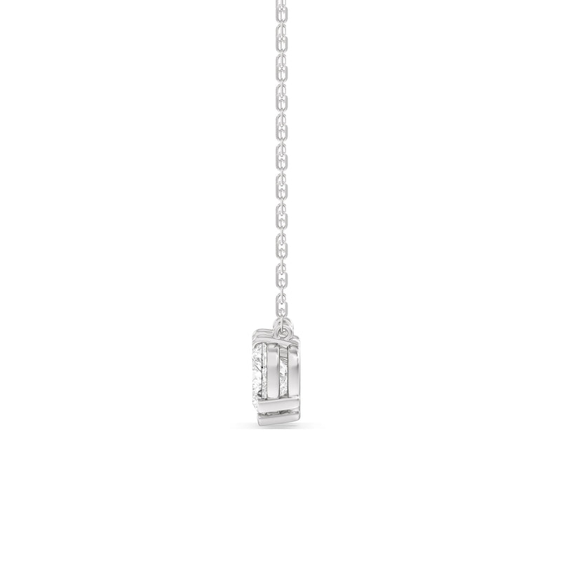 Trio Heart Cluster Diamond Necklace