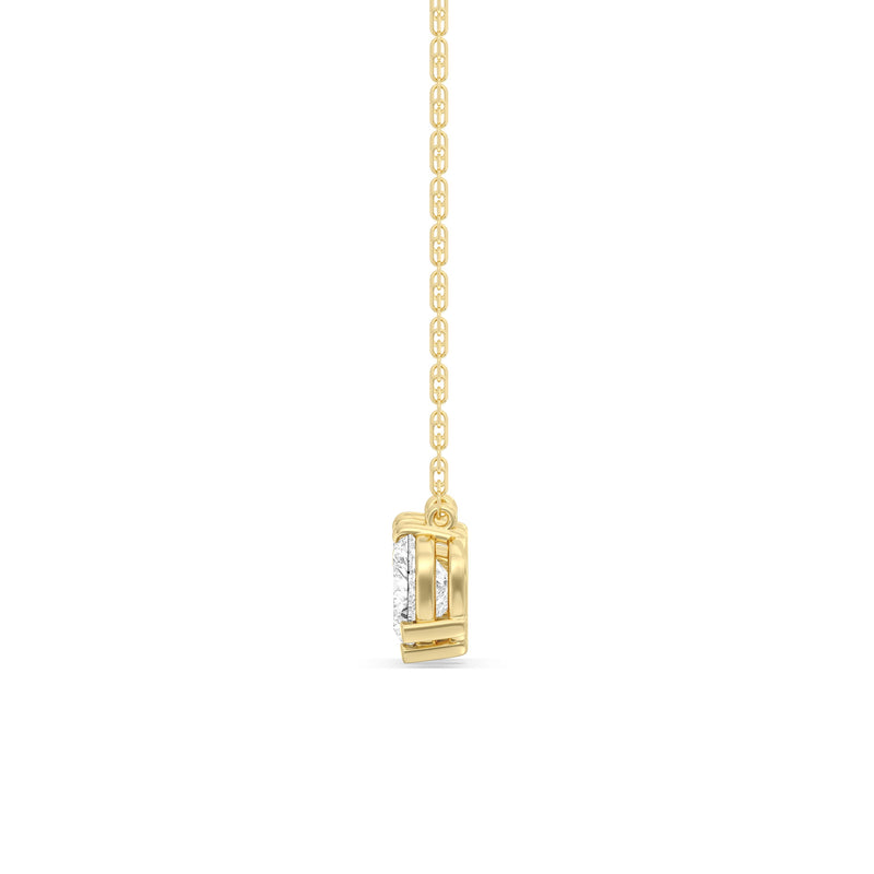 Trio Heart Cluster Diamond Necklace