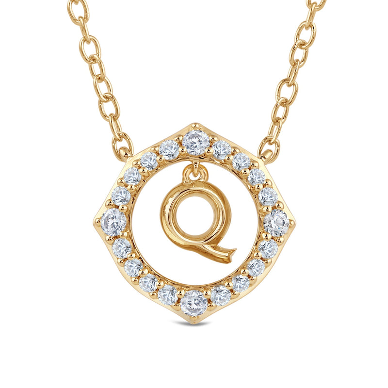 Signature Letter Q Necklace