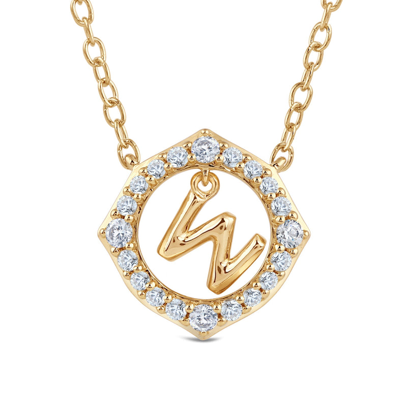 Signature Letter W Necklace