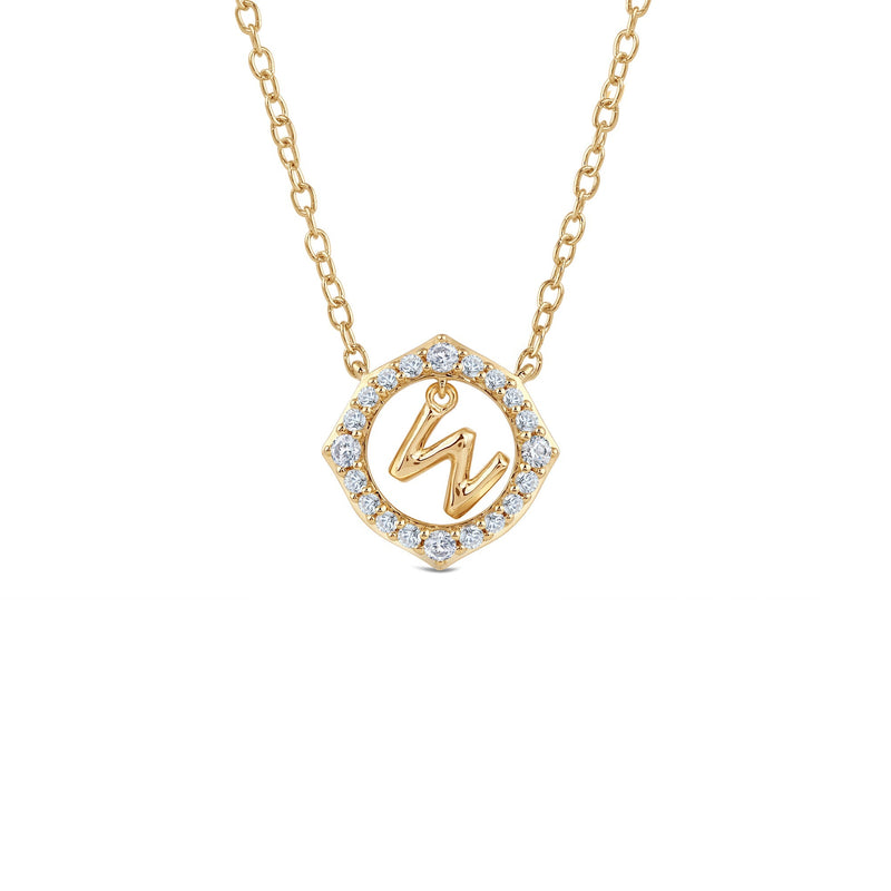Signature Letter W Necklace