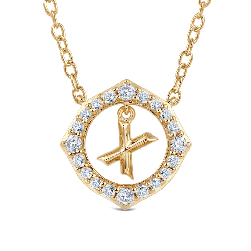 Signature Letter X Necklace