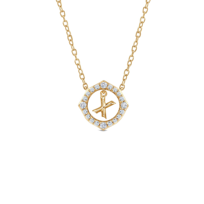 Signature Letter X Necklace